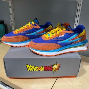 NIB Special Collection DragonBall Super Fila Renno X DBS GOKU Sneakers - Sz 10.5